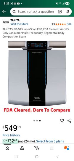 Tanita Inner Scan Pro scale