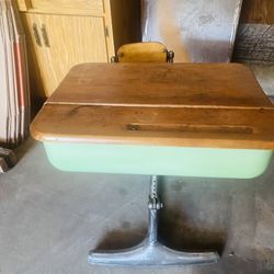 Vintage School Desk