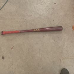 Wooden baseball bat