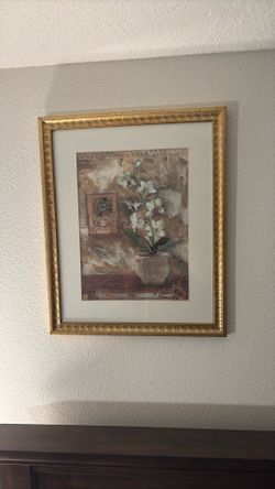 2 Piece Wood Framed Home Decor Set