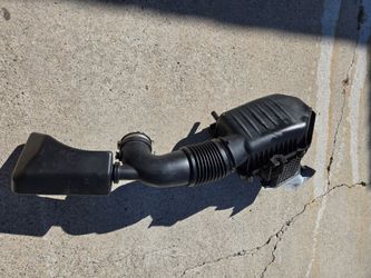 Factory air intake from a 2013 Dodge Challenger rt