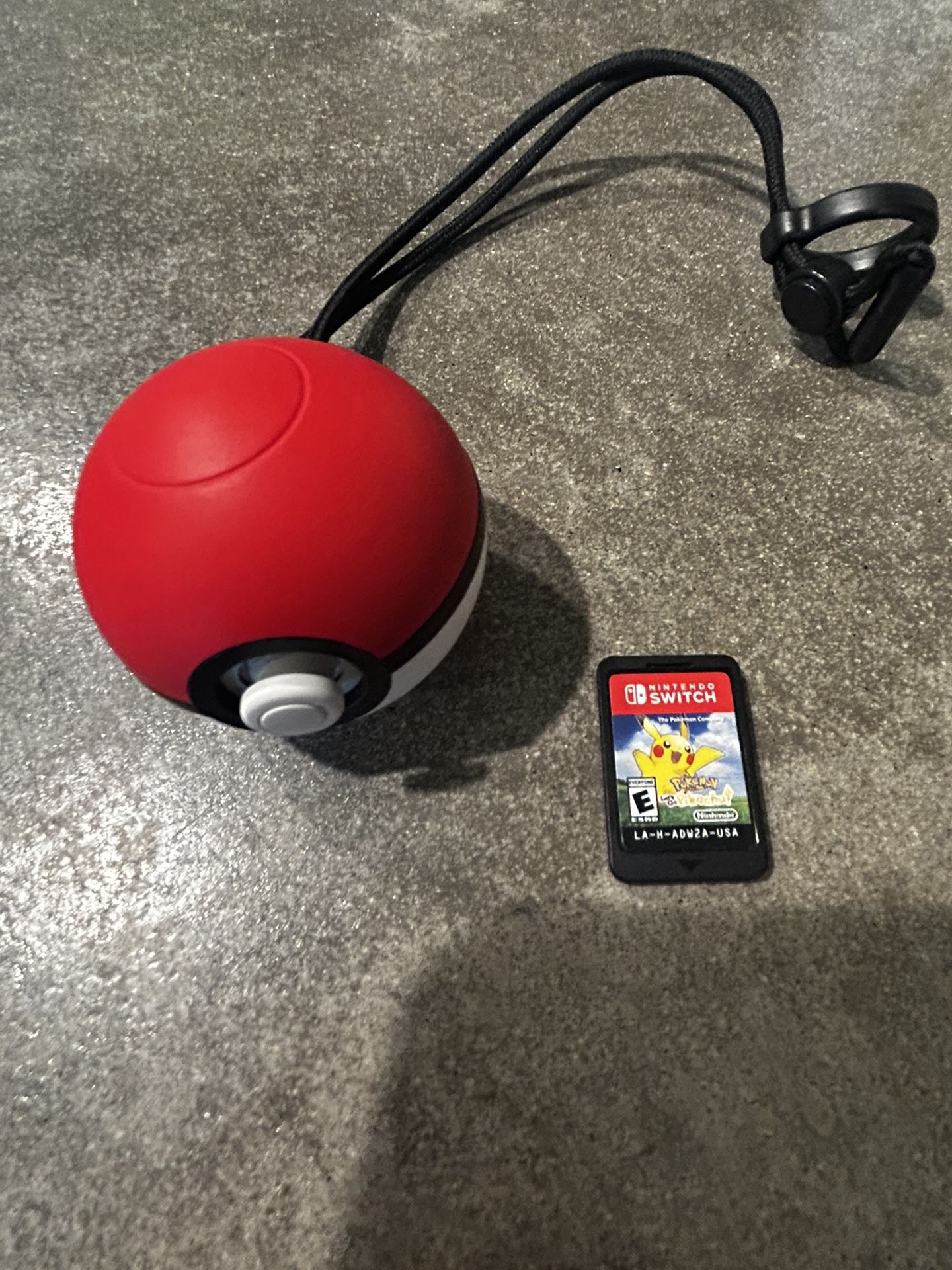 Nintendo Switch Pokemon Pikachu Game And Pokeball 
