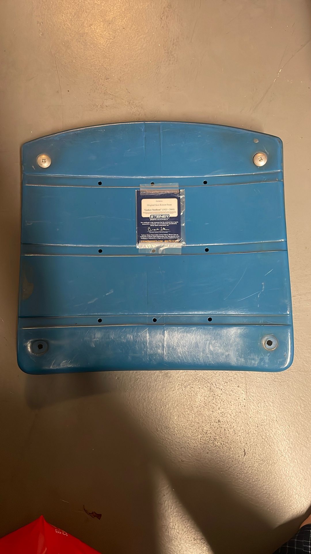 Authentic Yankee Stadium Seat Bottom