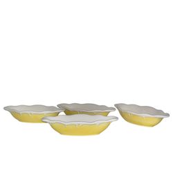 Vintage Pottery Barn Go Bananas Ice Cream Banana Split Bowls Set of 4