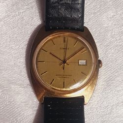 Vintage TimeX Gold Plated Wristwatch, RUNS!