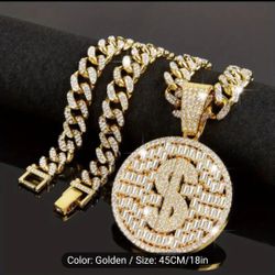 Gold Dollar Necklace