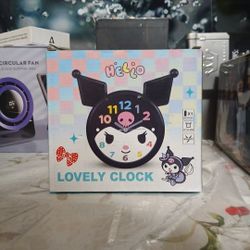 Lovely Clock Kuromi Edition Hello Branded 
