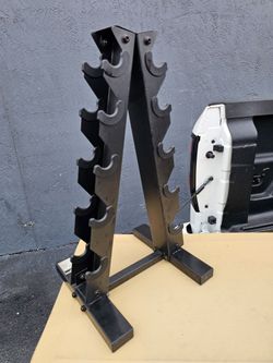 Dumbbell Neoprene-Frame Rack. Zip 33130. Delivery fee

Neoprene dumbbell RackWeights show normal wear from use.
