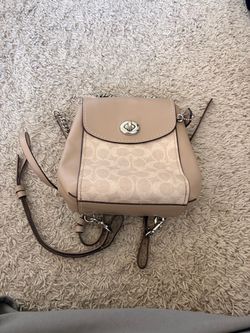 Coach mini backpack