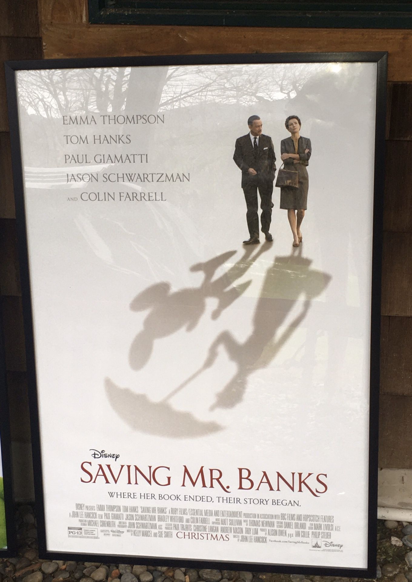 Authentic Movie Theater Promotional Poster - Disney Saving Mr. Banks