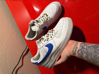 Nike Air Force 1 Low White Blue Sneakers