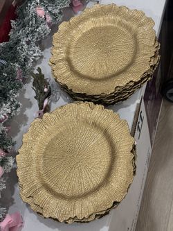 Gold Colored Chargers