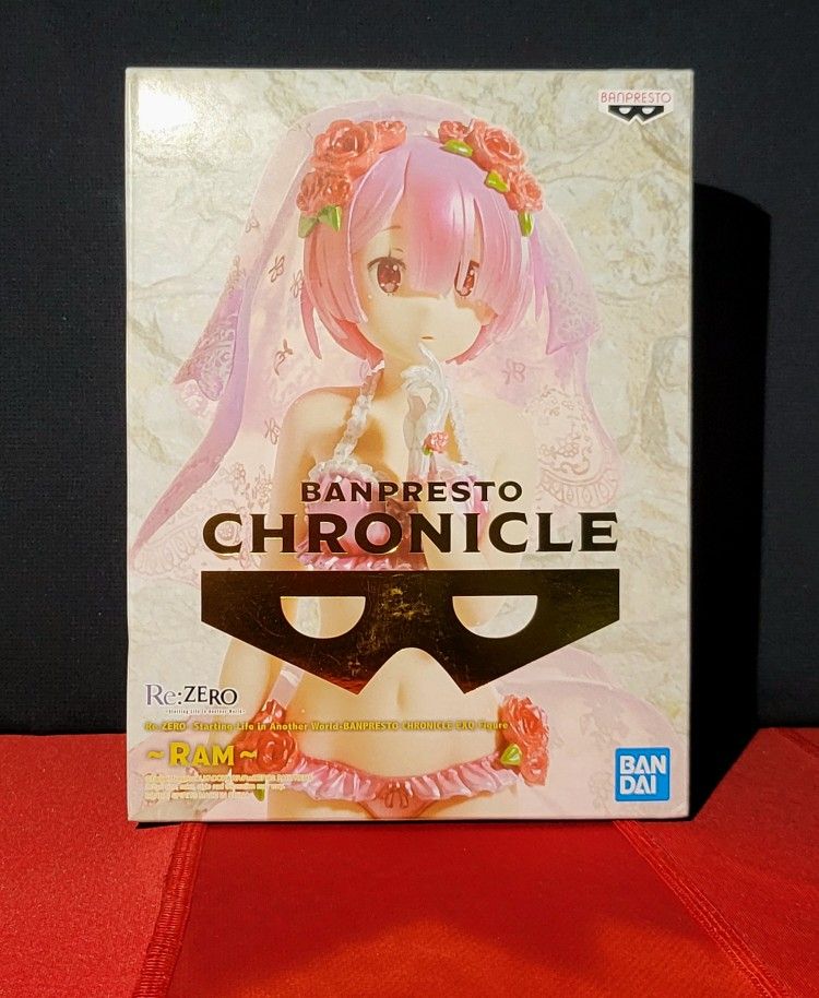 🩷Re:Zero Starting Life in Another World Banpresto Chronicle EXQ Figure Ram 1/8 Scale Figure👰♂️