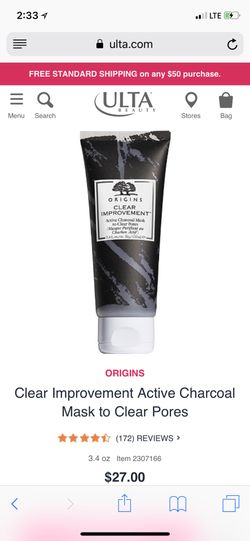 Charcoal mask