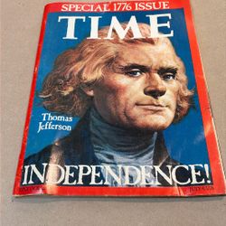 1976 Time magazine Special July 4, 1776 Issue Thomas Jefferson Independence