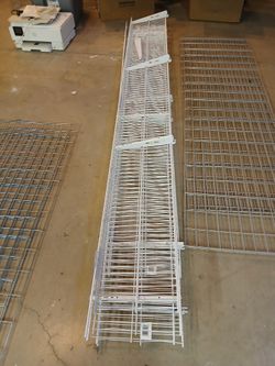 White Wire Shelves