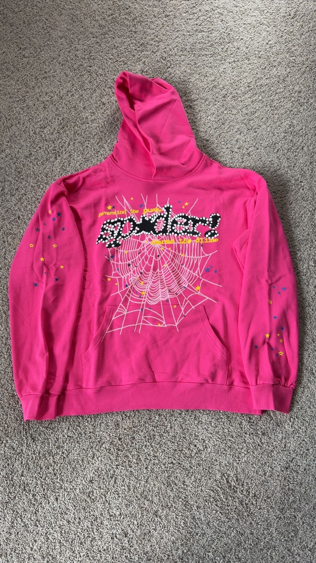 Spider Hoodie Pink V2
