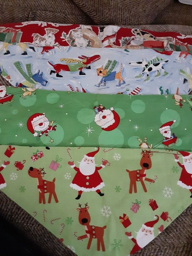 Holiday Theme Dog Scarfs