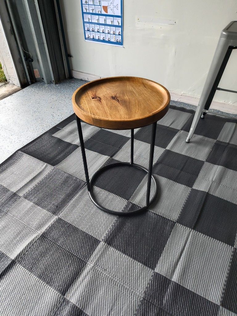 Rustic End Table 24 Inches