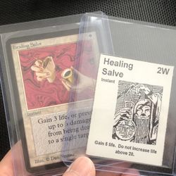 Magic The Gathering Alpha Playtest Card