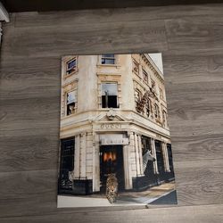 Oliver Gal 'London Italian Mafia' Gucci Store Front Luxury Canvas Wall Art