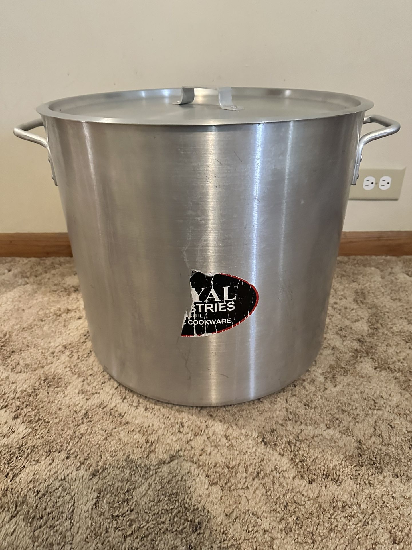 Royal ROY RSPT 60 M Medium Weight Aluminum Stock Pot 60 Qt.