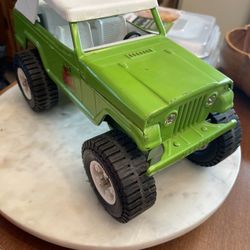 Vintage Collectible Toy Tonka Stump Jumper Steel Jeep With Top Cover 