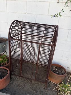 Vintage Wrought Iron Birdcage