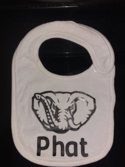 Customized Alabama Football Baby Bib