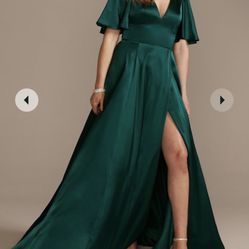 Emerald Green Bridesmaids Dress 