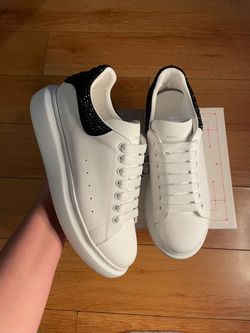 Alexander McQueen white with diamonds