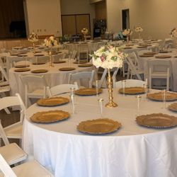 White Tablecloth 120”