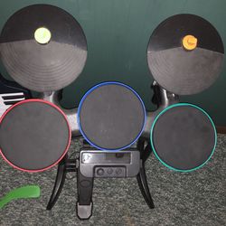Wii drum set
