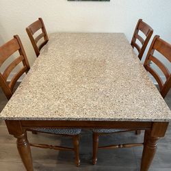 Kitchen Table With Granite Top