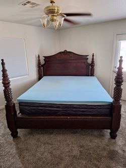California King bed and dresser