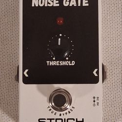 NOISE GATE Guitar FX Pedal by Strich W/ True Bypass