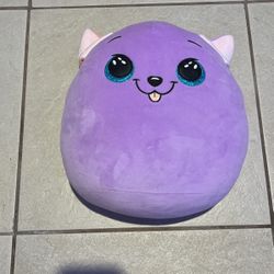 Bitsy TY Purple Dog Large Plush