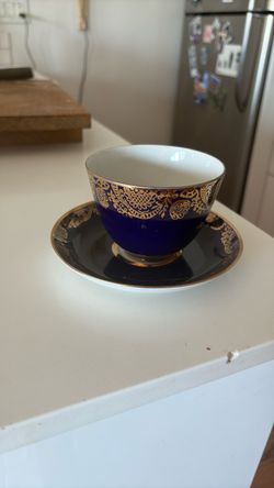 Teacups with saucers