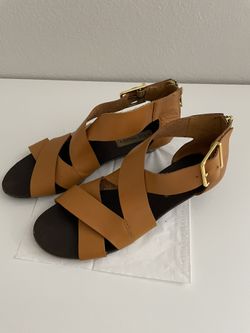 Steve Madden Leather Sandals Size: 7.5