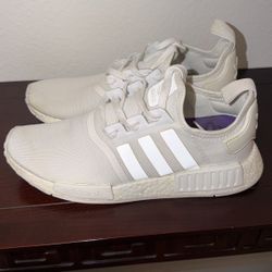 Men's Adidas NMD R1 Off-White/Cream Sneakers - Size 10