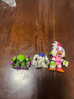 FNAF Five Nights at Freddy's Mini Figures Lot of 3