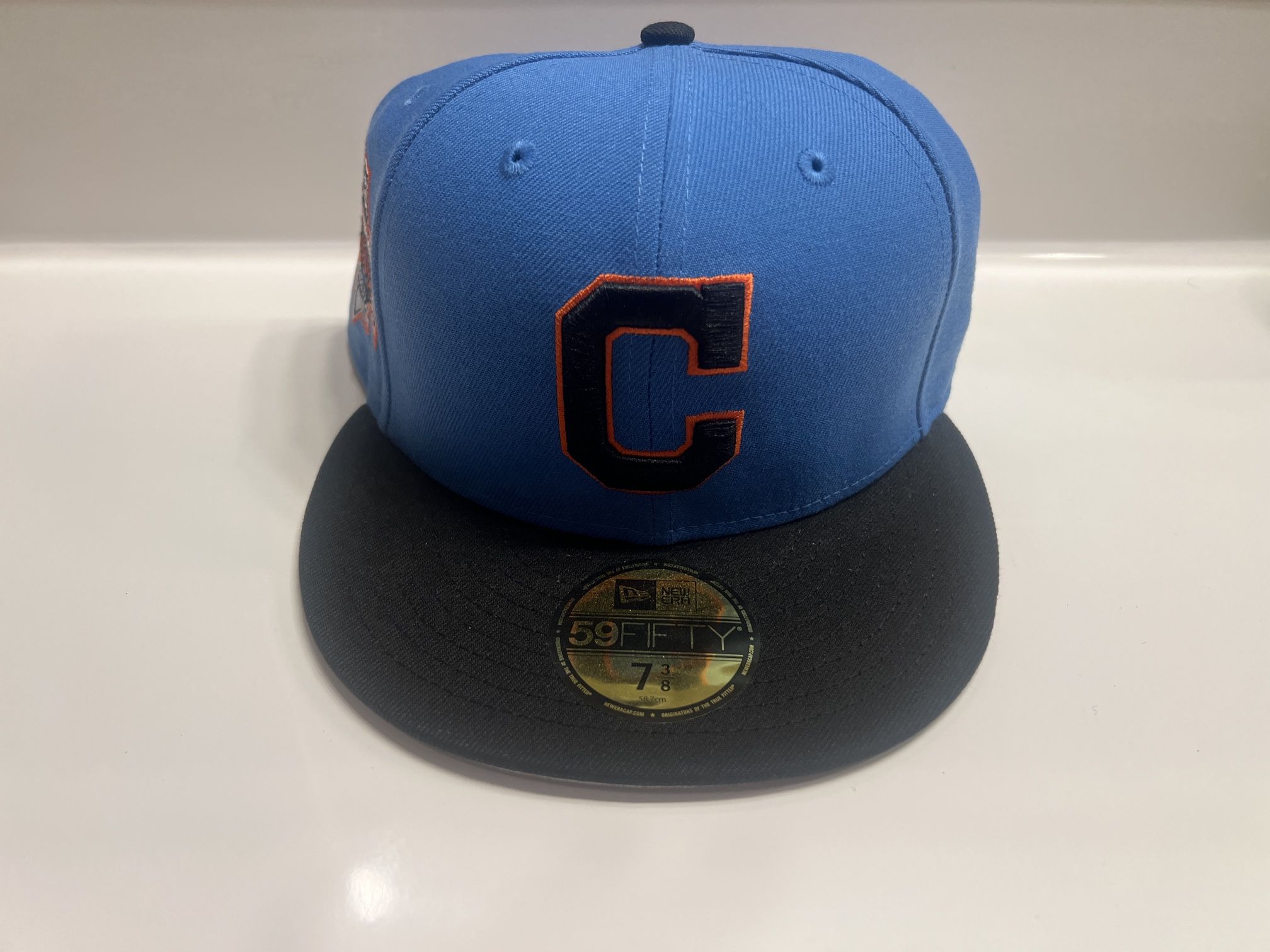 Cleveland Indians 5950 Fitted 7 3/8 NEW Aux Pack