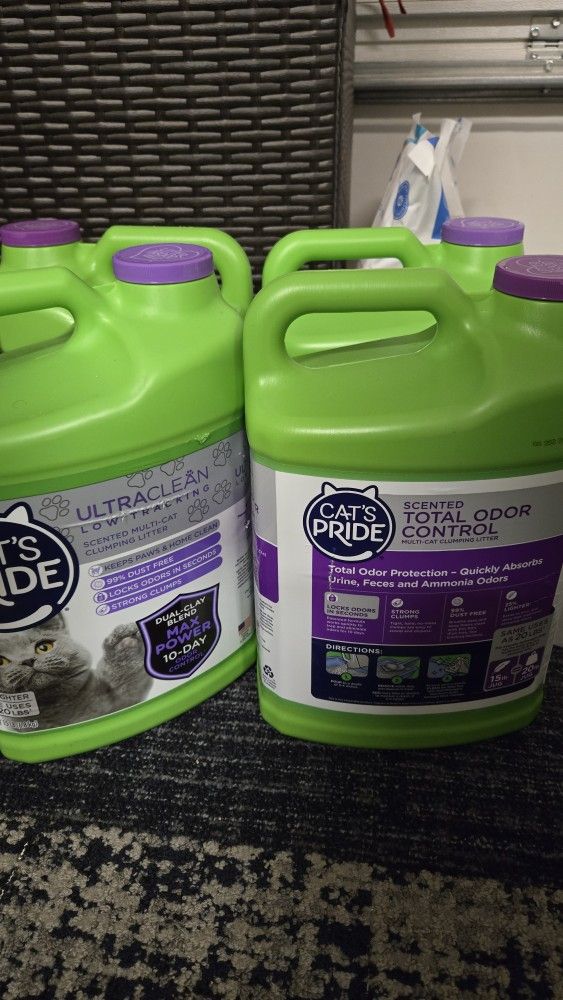 cat's pride clumping liter 40 kg BRAND NEW ORIGINAL PRICE 140$