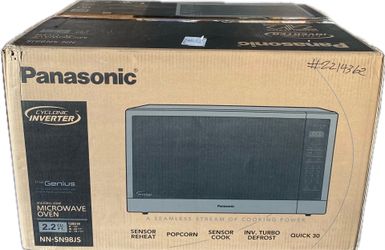 Panasonic NN-SN98JS 2.2 Cu 1250W Microwave Oven S.S Cyclonic Wave Inverter