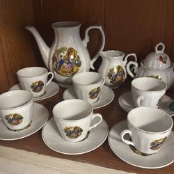 Vintage tea set 15 pcs