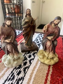 Set of 3 Religious Figurines