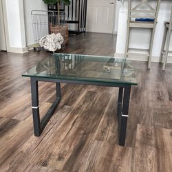 Glass Side Table
