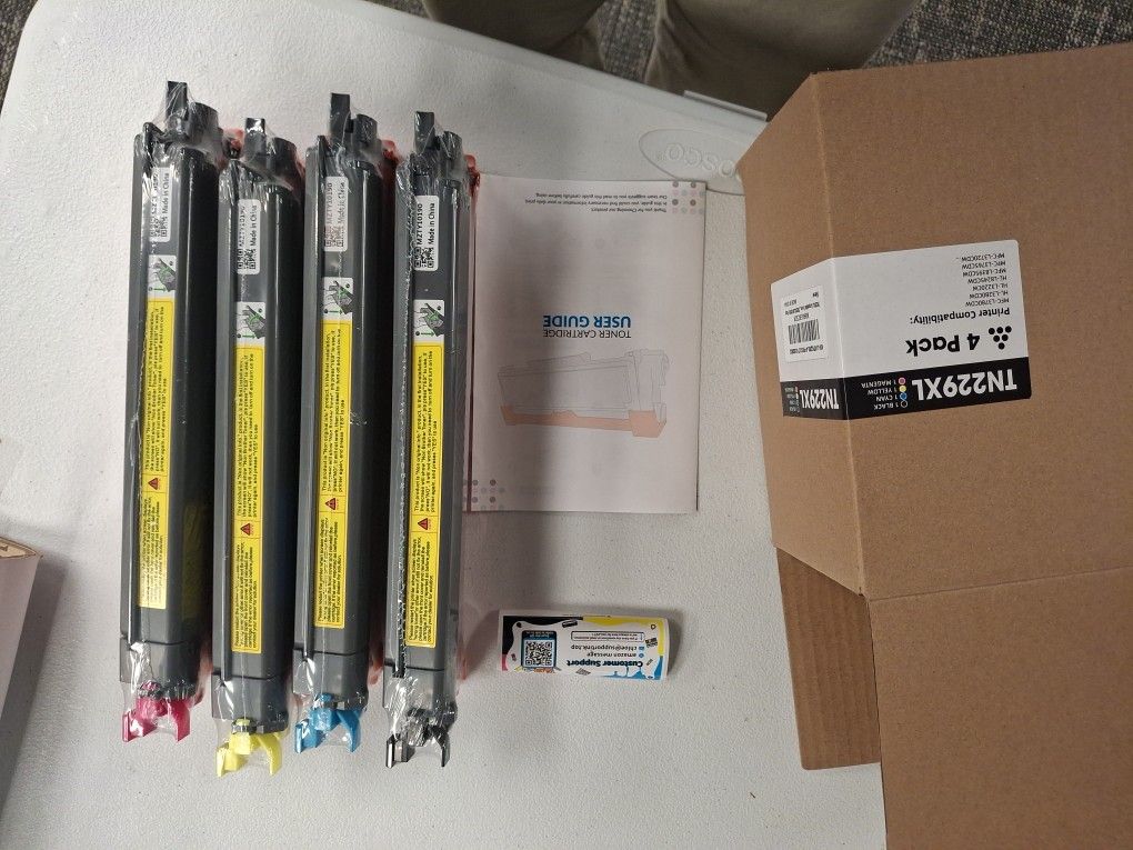 TN229XL Toner Cartridge 4Pack Brother Printer HL-L3280CDW MFC-L3780CDW