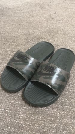 Camo Nike Slides