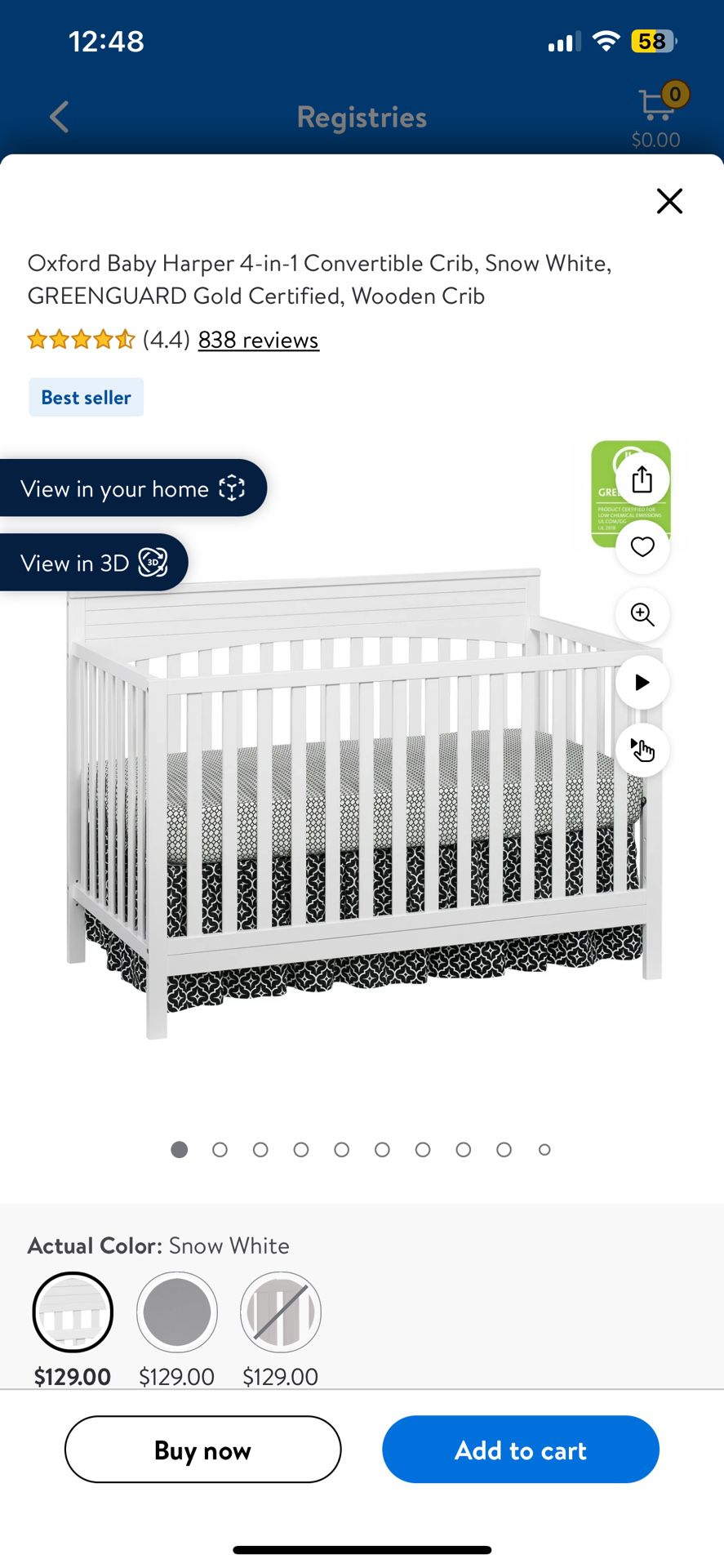 baby crib 